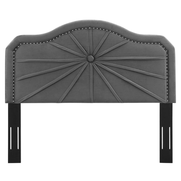 Kristin Pleated Performance Velvet King/California King Headboard