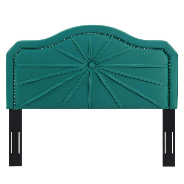 Kristin Pleated Performance Velvet King/California King Headboard