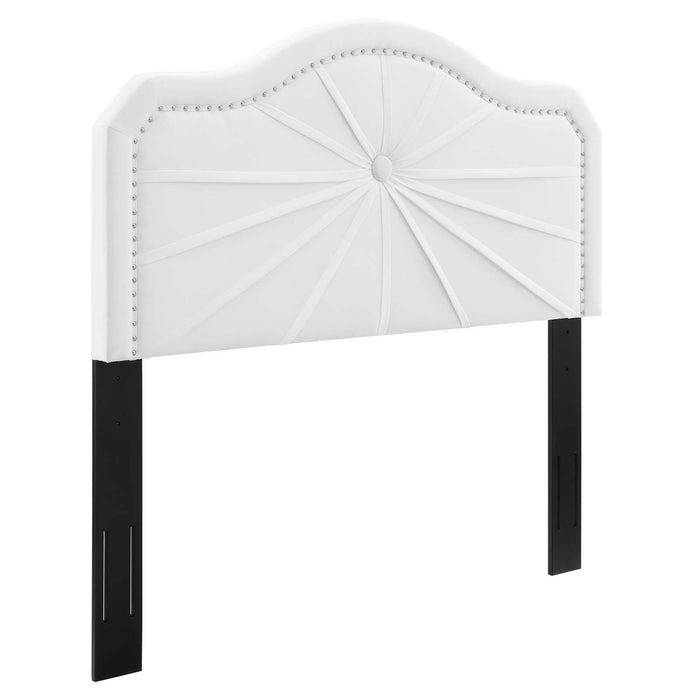 Kristin Pleated Performance Velvet King/California King Headboard