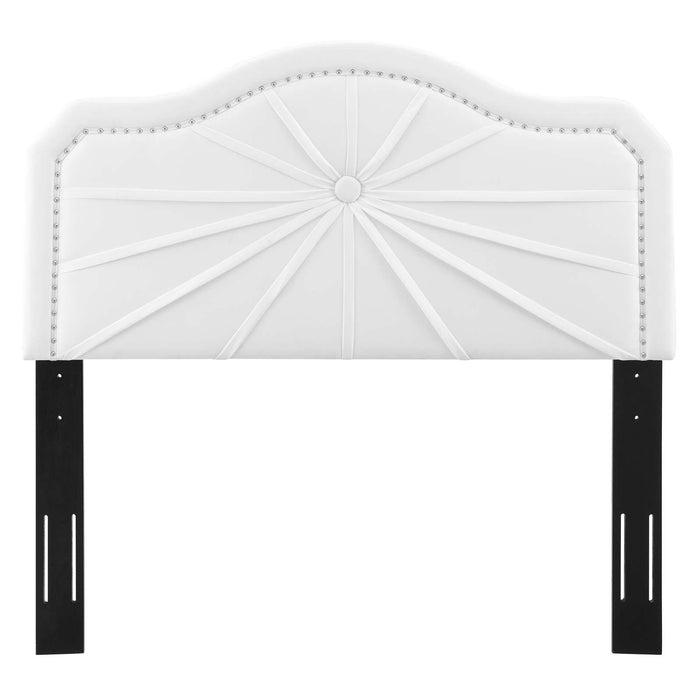 Kristin Pleated Performance Velvet Twin Headboard