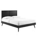 Alana King Wood Platform Bed With Splayed Legs image