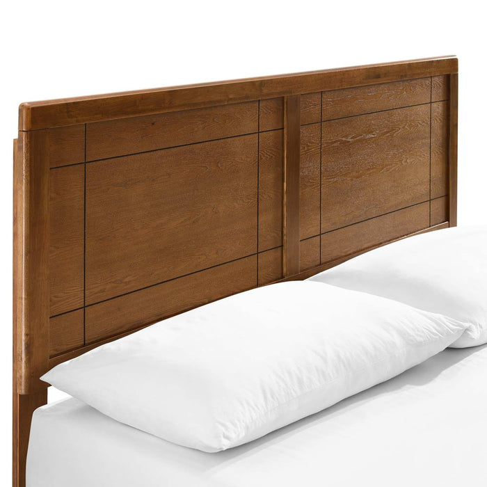 Marlee Twin Wood Platform Bed With Angular Frame