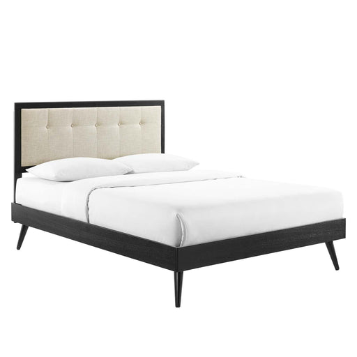 Willow Full Wood Platform Bed With Splayed Legs image