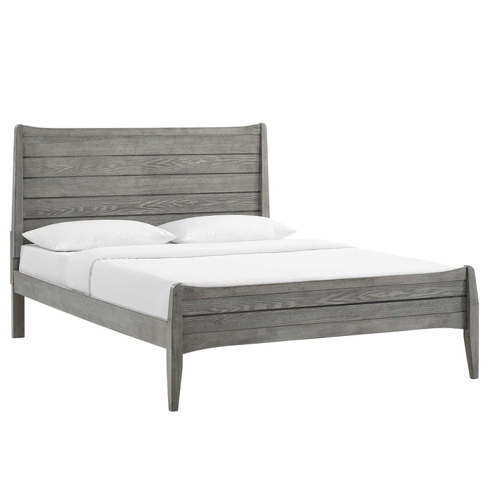 Georgia King Wood Platform Bed image