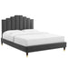 Elise Twin Performance Velvet Platform Bed image