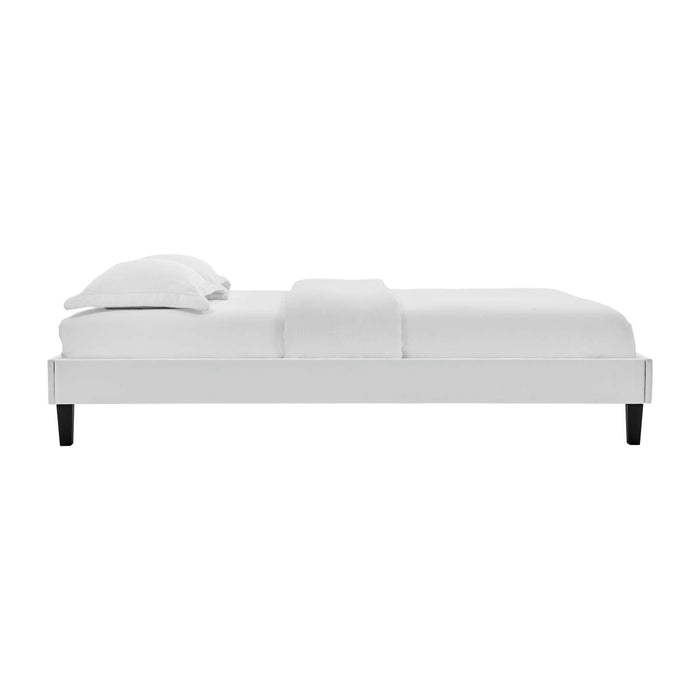 Elise Queen Performance Velvet Platform Bed