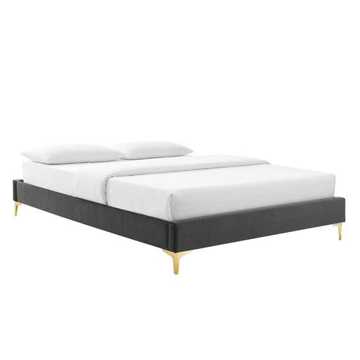 Sutton King Performance Velvet Bed Frame image