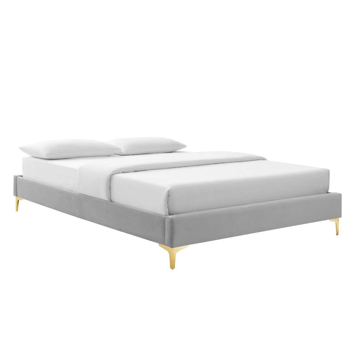 Sutton King Performance Velvet Bed Frame