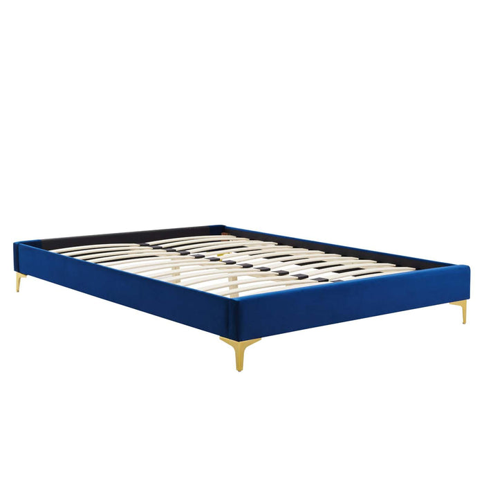 Elise Queen Performance Velvet Platform Bed