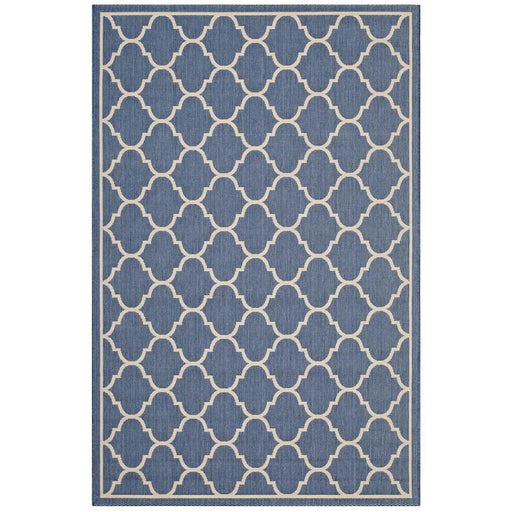 Avena Moroccan Quatrefoil Trellis 8x10 Indoor and Outdoor Area Rug image