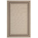 Rim Solid Border 8x10 Indoor and Outdoor Area Rug image