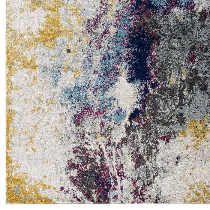 Entourage Adeline Contemporary Modern Abstract 8x10 Area Rug