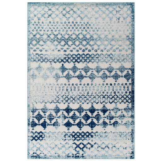 Reflect Giada Abstract Diamond Moroccan Trellis 8x10 Indoor/Outdoor Area Rug image