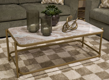 Manor Stone Coffee Table - Dinettes Plus Furniture