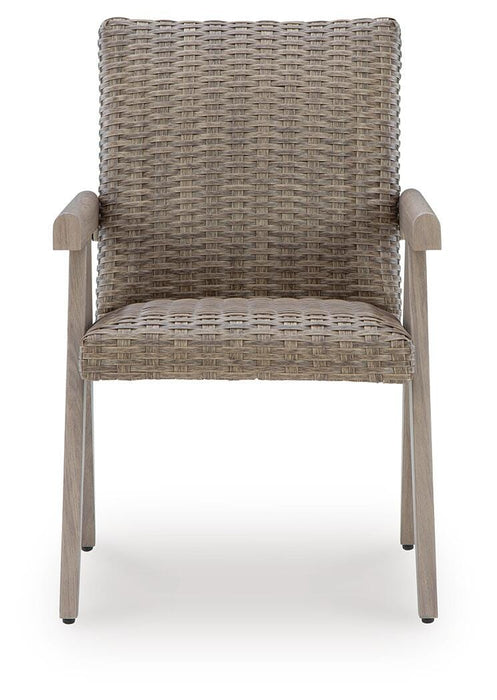 Cliff Trails Outdoor Arm Chair (Set of 2) - Dinettes Plus Furniture