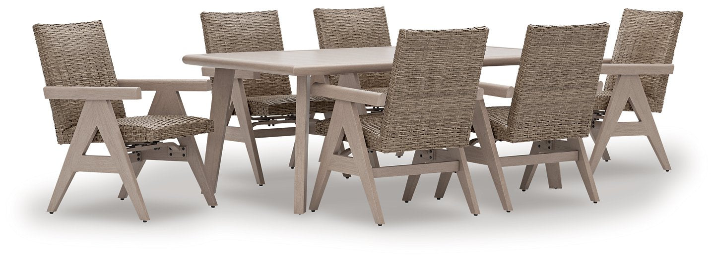 Cliff Trails Outdoor Dining Set - Dinettes Plus Furniture