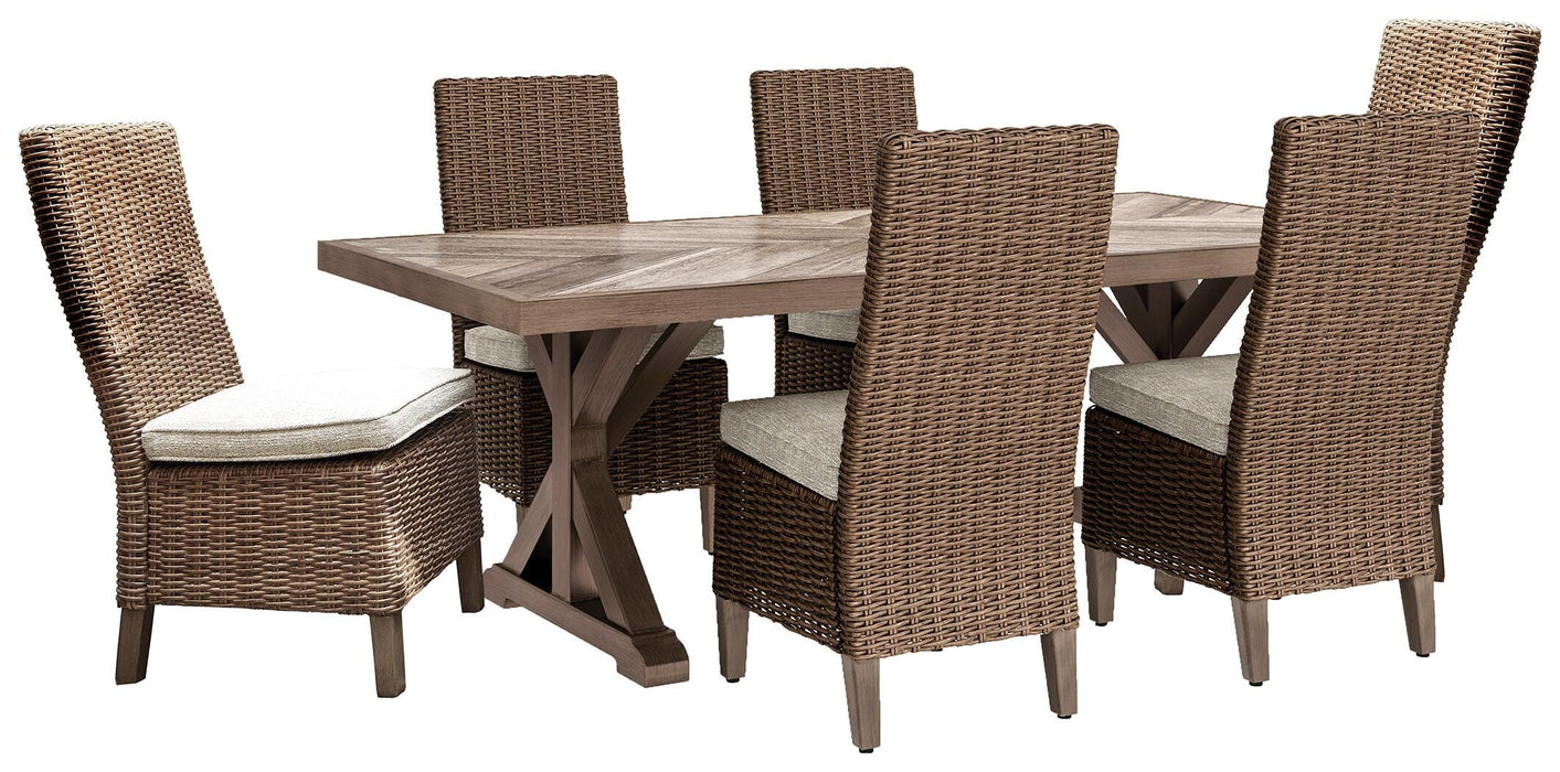 Beachcroft Outdoor Dining Set - Dinettes Plus Furniture