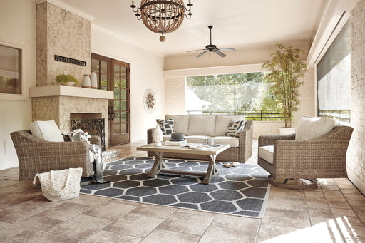 Beachcroft Outdoor Conversation Set - Dinettes Plus Furniture