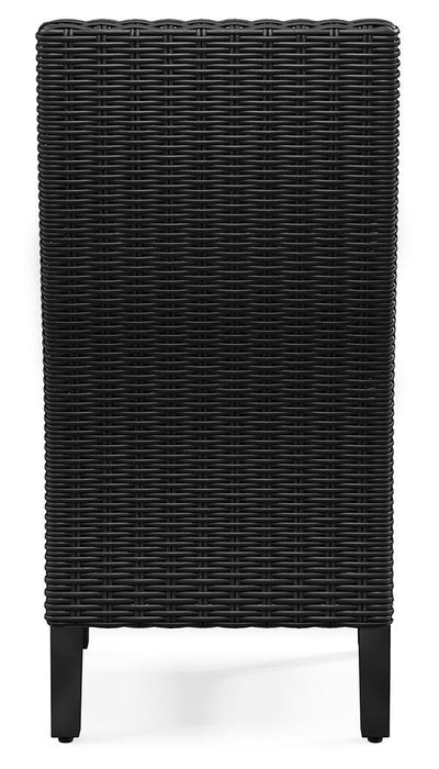Beachcroft Outdoor Side Chair with Cushion (Set of 2) - Dinettes Plus Furniture