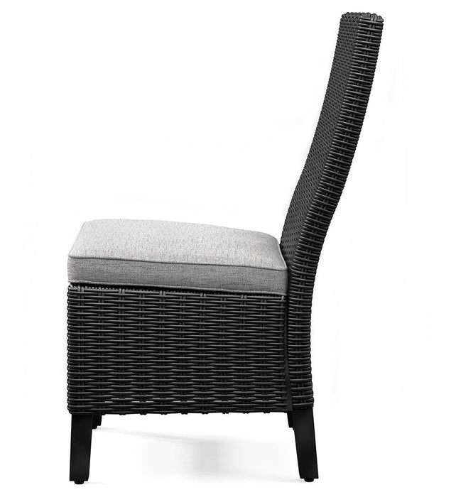 Beachcroft Outdoor Side Chair with Cushion (Set of 2) - Dinettes Plus Furniture