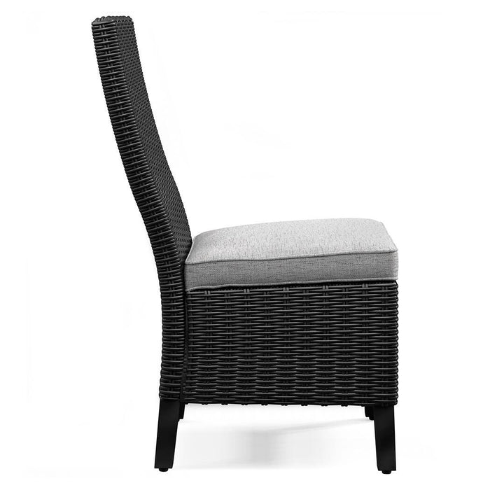 Beachcroft Outdoor Side Chair with Cushion (Set of 2) - Dinettes Plus Furniture