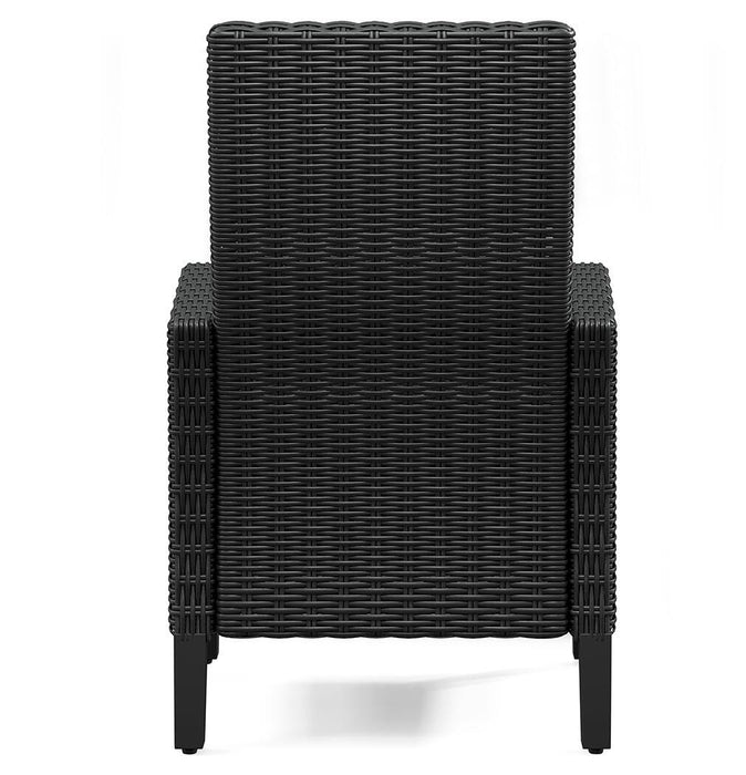 Beachcroft Outdoor Arm Chair with Cushion (Set of 2) - Dinettes Plus Furniture