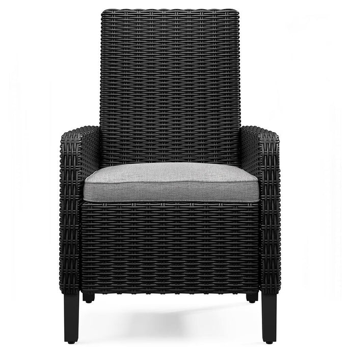Beachcroft Outdoor Arm Chair with Cushion (Set of 2) - Dinettes Plus Furniture