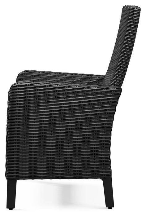 Beachcroft Outdoor Arm Chair with Cushion (Set of 2) - Dinettes Plus Furniture