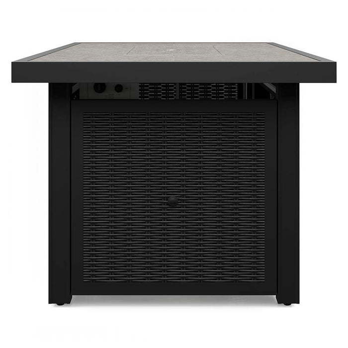 Beachcroft Outdoor Fire Pit Table - Dinettes Plus Furniture