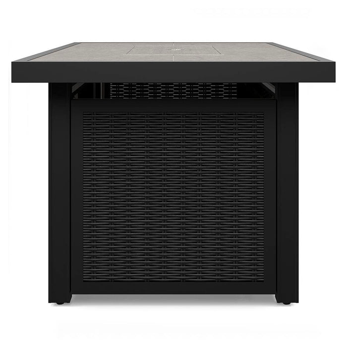 Beachcroft Outdoor Fire Pit Table - Dinettes Plus Furniture