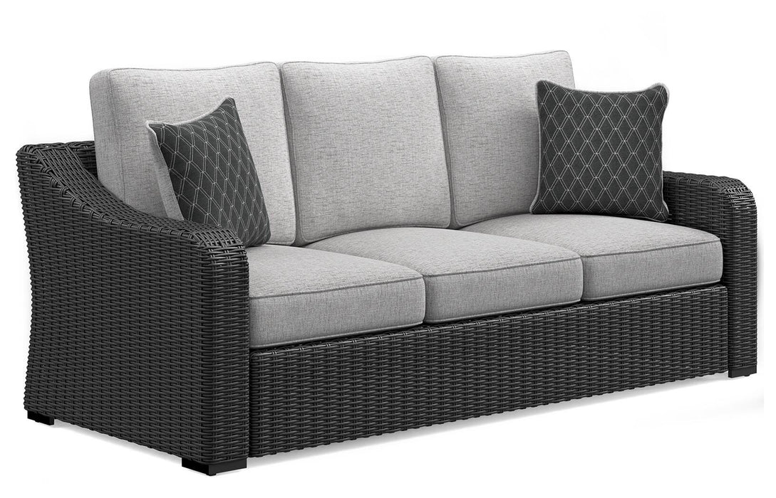 Beachcroft Outdoor Sofa with Cushion - Dinettes Plus Furniture