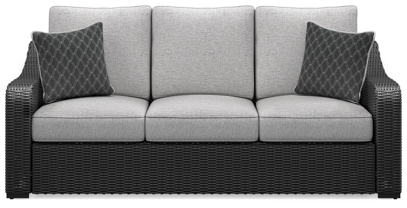 Beachcroft Outdoor Sofa with Cushion - Dinettes Plus Furniture