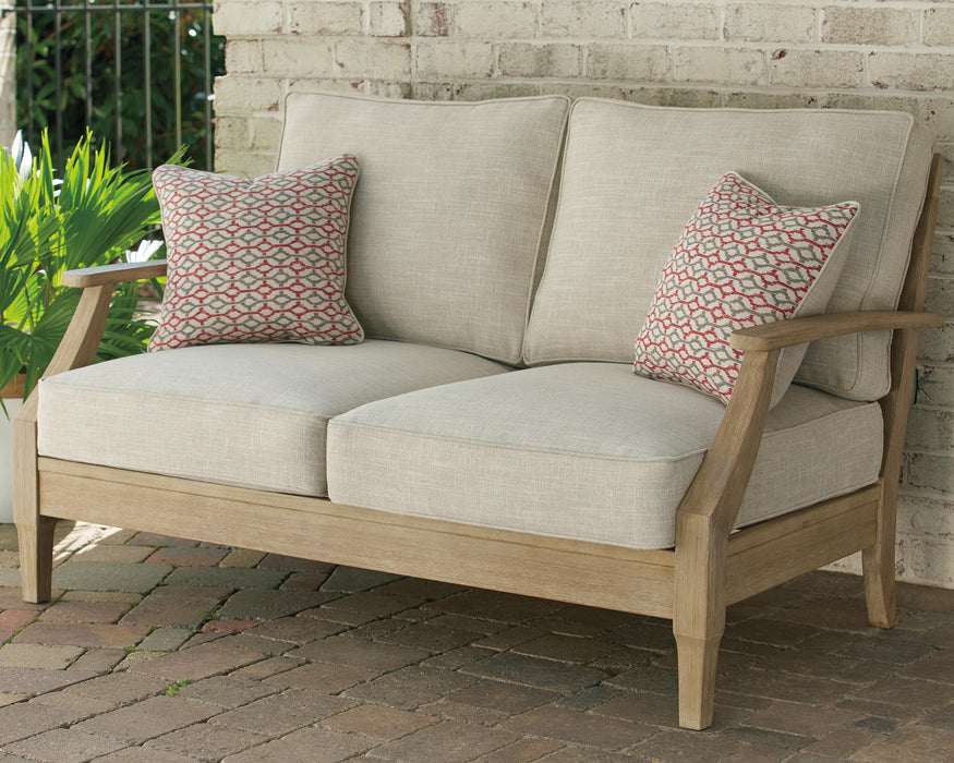 Clare View Loveseat with Cushion - Dinettes Plus Furniture