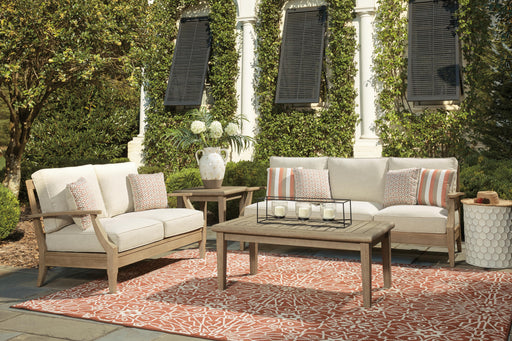 Clare View Outdoor Seating Set - Dinettes Plus Furniture