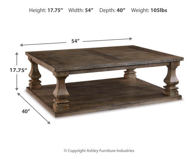 Johnelle Coffee Table - Dinettes Plus Furniture