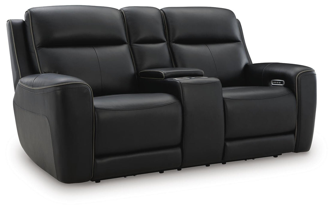 5Z-Comfort Power Reclining Loveseat with Console - Dinettes Plus Furniture