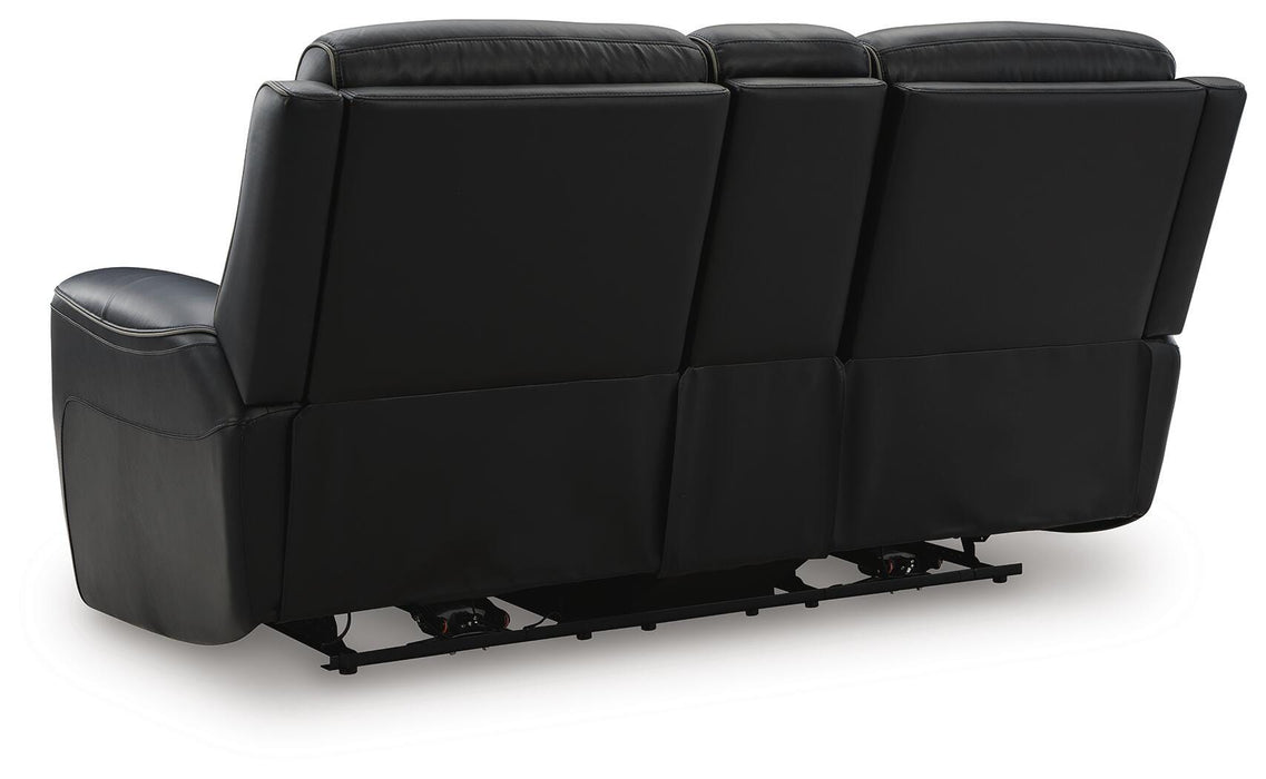 5Z-Comfort Power Reclining Loveseat with Console - Dinettes Plus Furniture