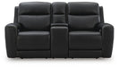 5Z-Comfort Power Reclining Loveseat with Console - Dinettes Plus Furniture
