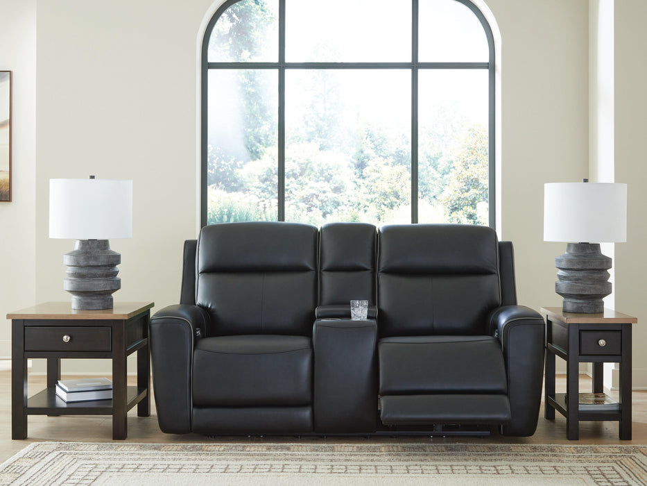 5Z-Comfort Power Reclining Loveseat with Console - Dinettes Plus Furniture