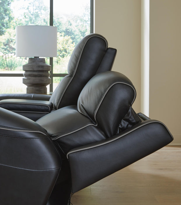 5Z-Comfort Power Reclining Loveseat with Console - Dinettes Plus Furniture