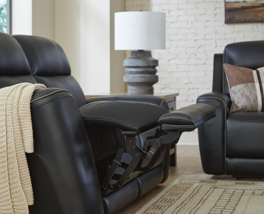5Z-Comfort Power Reclining Loveseat with Console - Dinettes Plus Furniture