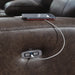 Crossplex Power Reclining Loveseat with Console - Dinettes Plus Furniture