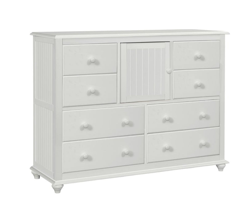 John Thomas Cottage 8-Drawer / 1-Door Dresser in Pure White image
