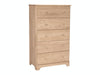 John Thomas Unfinished Jamestown 5-Drawer Chest image