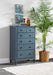 John Thomas Cottage 5 Drawer Chest in Denim BD81-2005 image