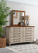 John Thomas Farmhouse Chic 6 Drawer Dresser in Bourbon & Biscuit image