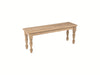 John Thomas Unfinished 47'' Farmhouse Bench image