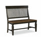John Thomas Vista Slatback Bench in Hickory & Coal image