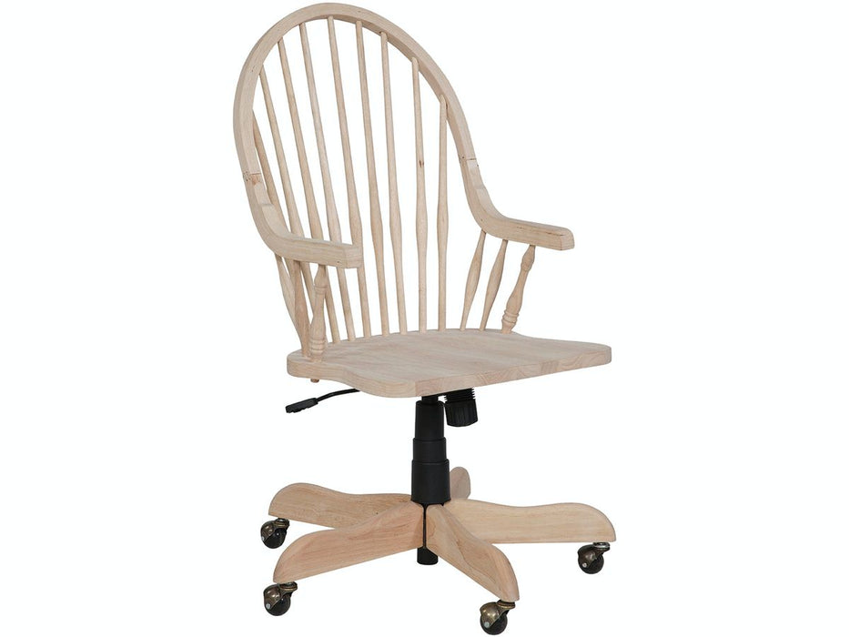 John Thomas Unfinished Windsor Desk Chair image