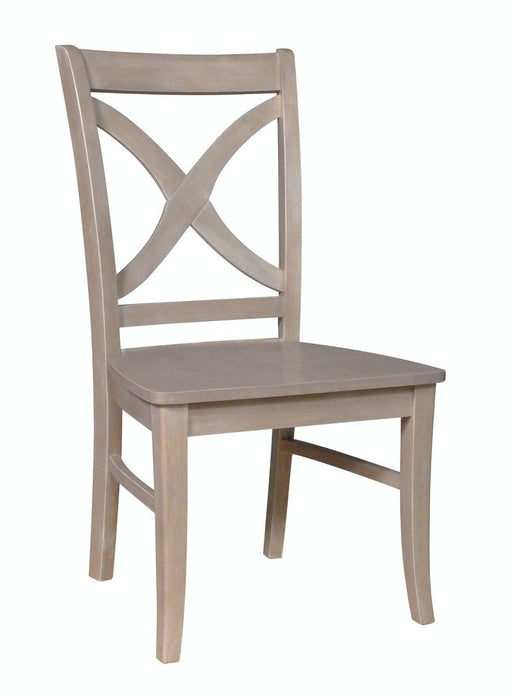 John Thomas Cosmopolitan Salerno Side Chair in Taupe Gray image